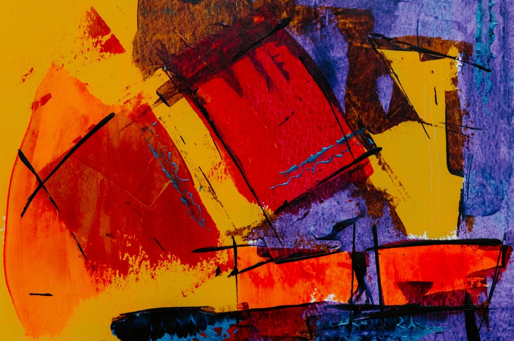 Free bold abstract painting background